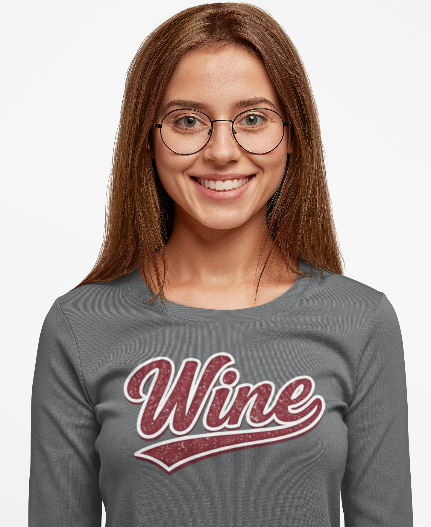"Wine" Long Sleeve Tee