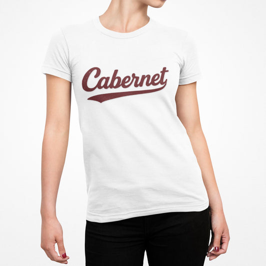 Cabernet Script Tee | Vintage Wine T-Shirt | Wine Lover Gift