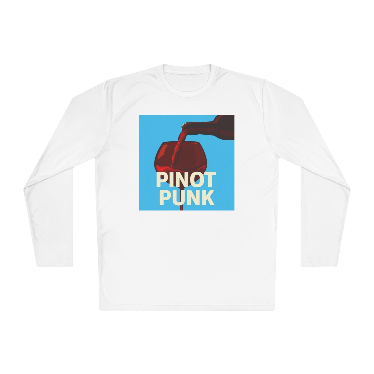 Pinot Punk Graphic Long Sleeve Shirt, Edgy Wine Tee