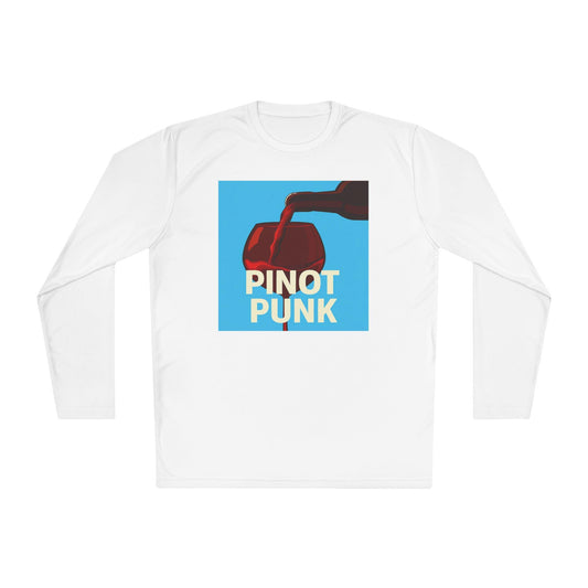 Pinot Punk Graphic Long Sleeve Shirt, Edgy Wine Tee