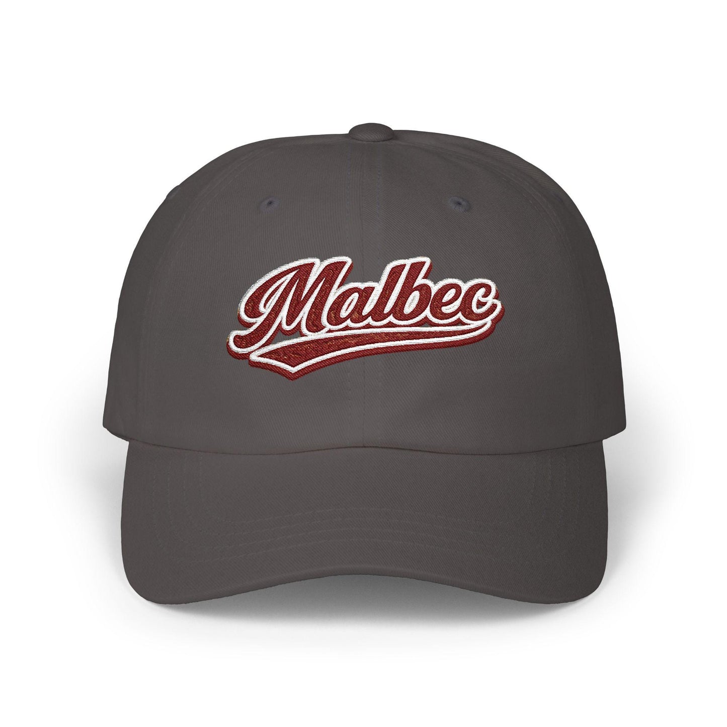 Malbec Dad Hat, Embroidered Wine Cap, Wine Lover Gift, Vineyard Style
