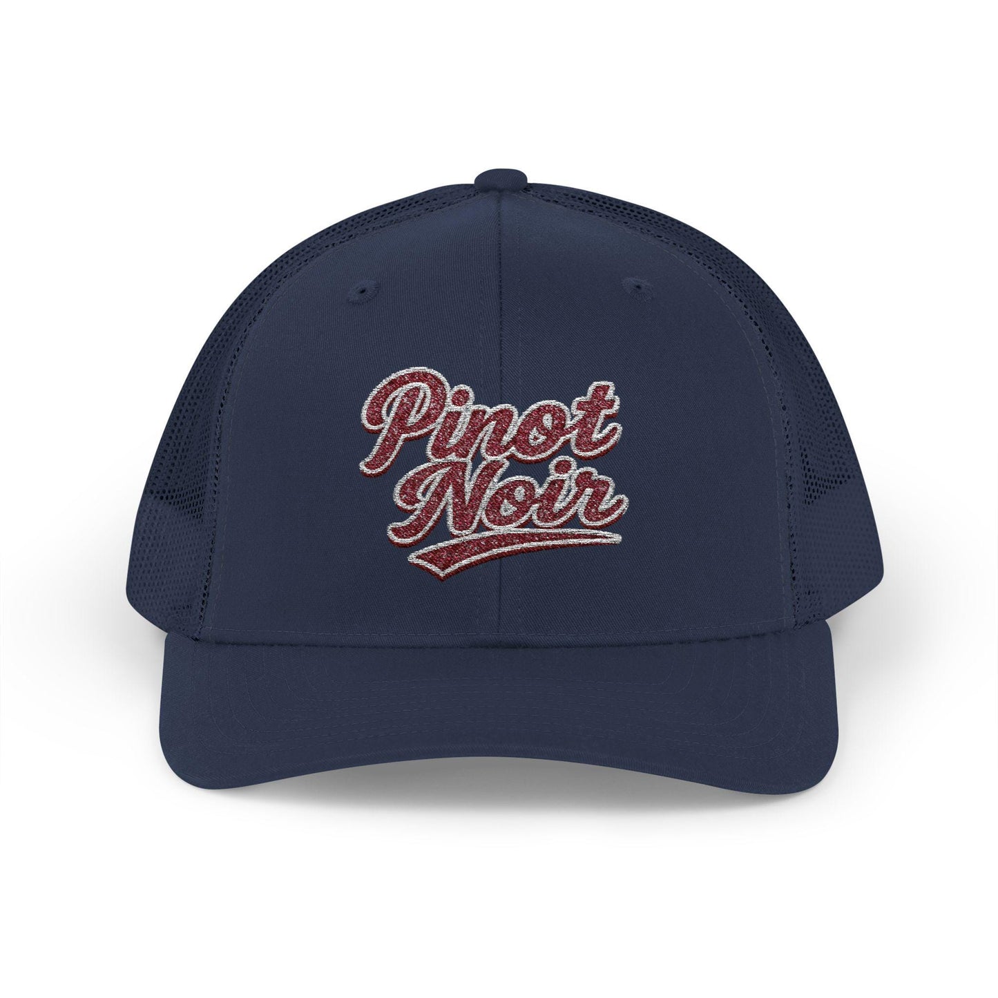 Pinot Noir Embroidered Trucker Hat, Wine Lover Gift