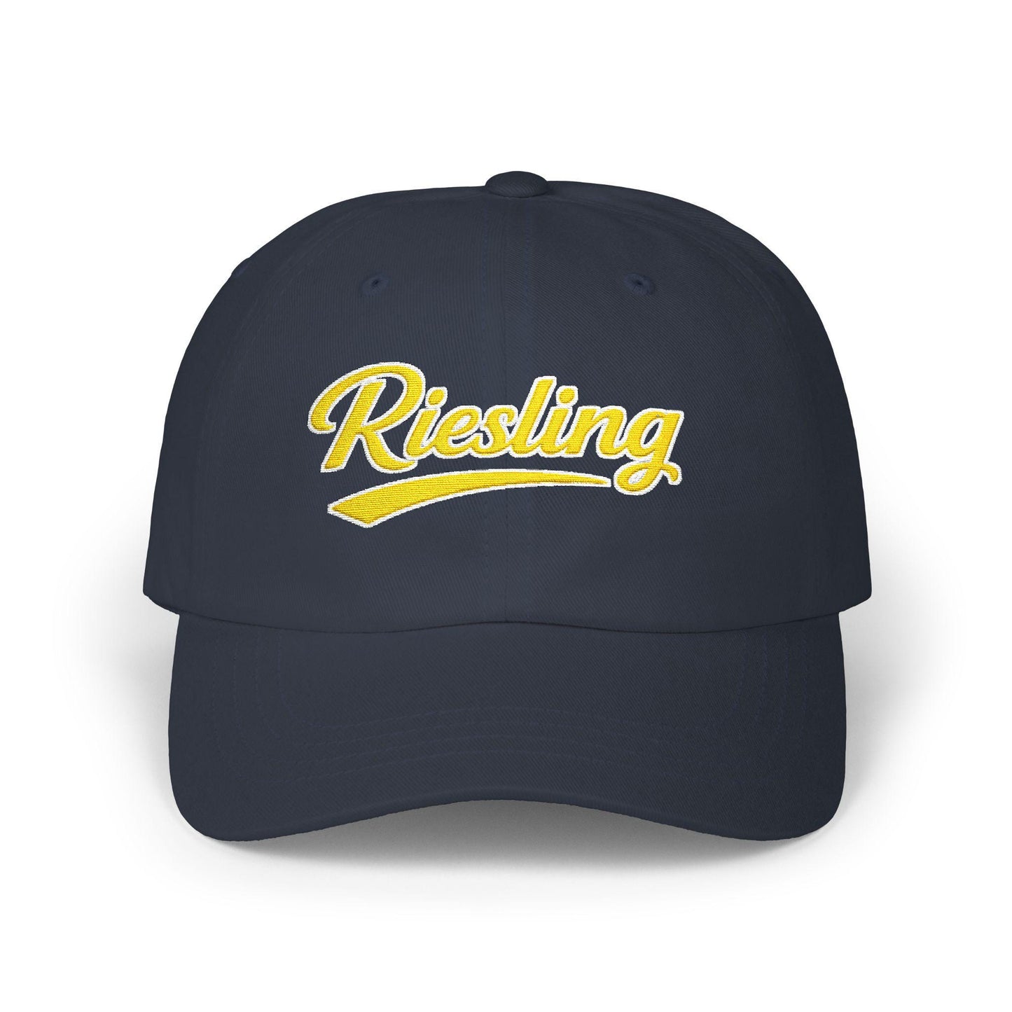 Riesling Dad Hat, Embroidered Wine Cap, Wine Lover Gift, Vineyard Style