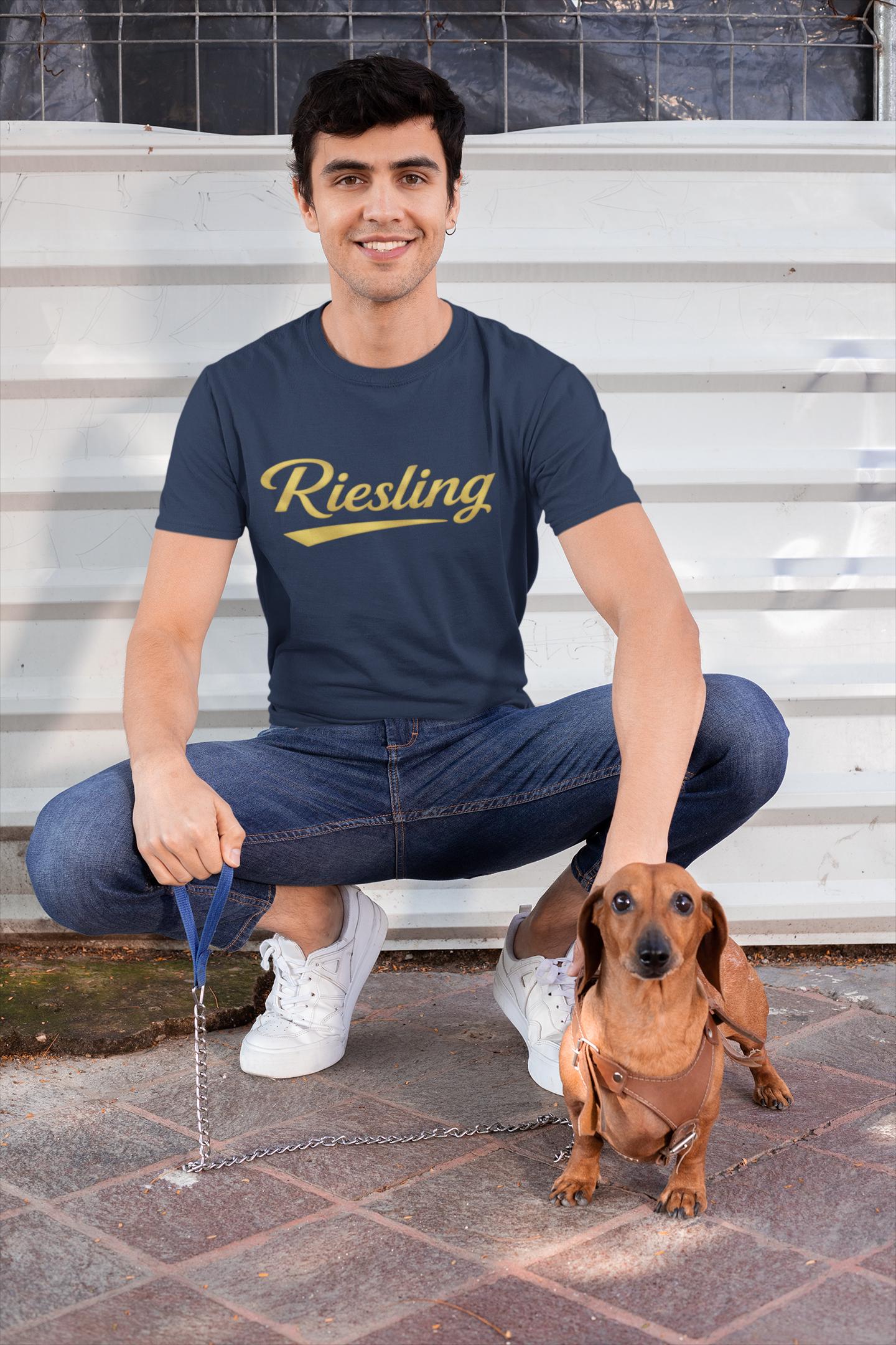 Riesling Script Tee, Wine Lover Shirt