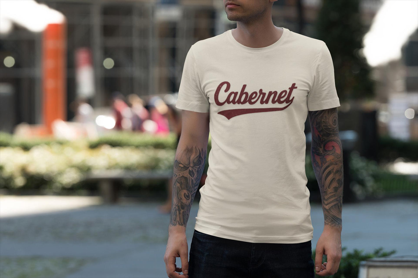 Cabernet Script Tee | Vintage Wine T-Shirt | Wine Lover Gift