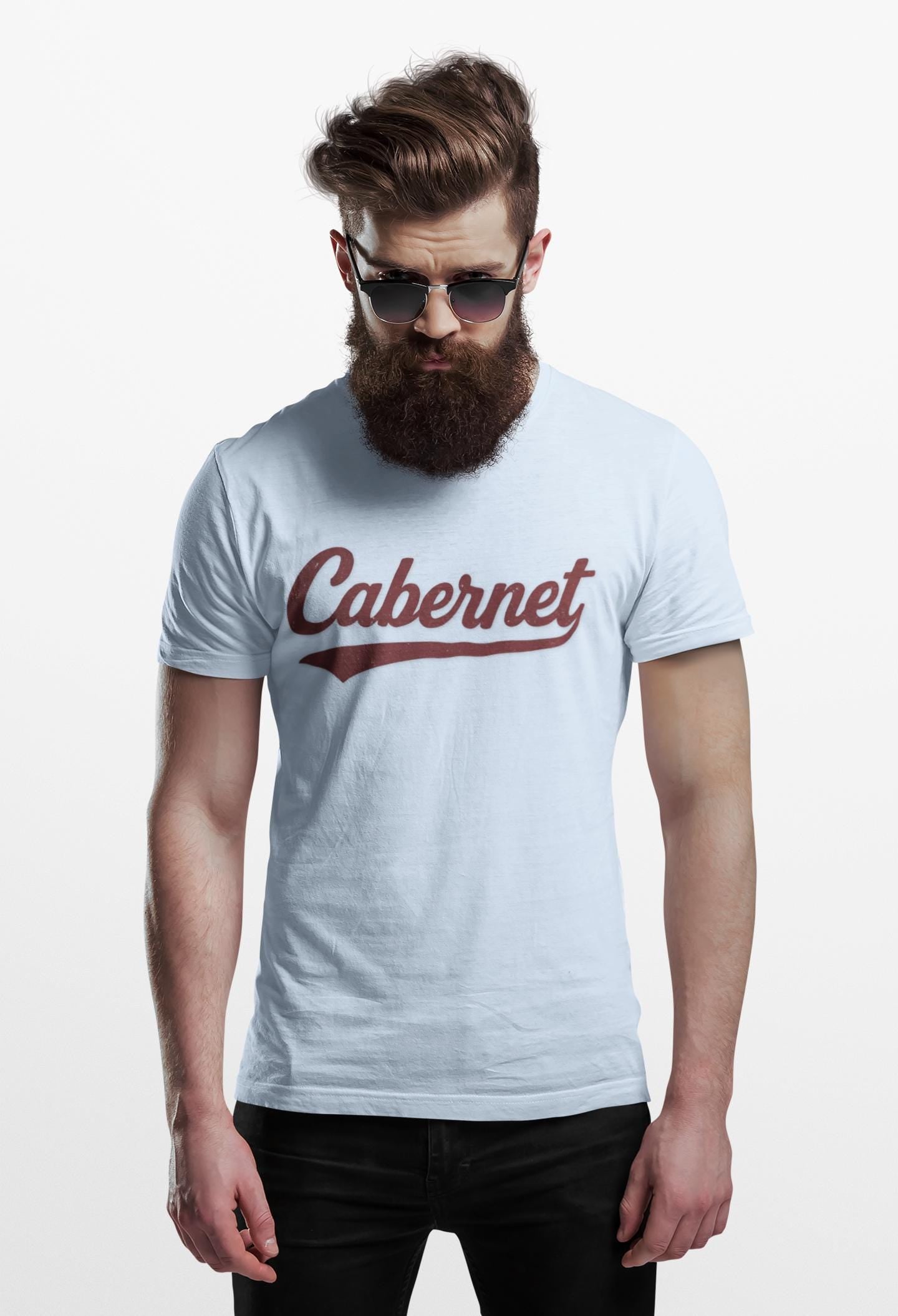 Cabernet Script Tee | Vintage Wine T-Shirt | Wine Lover Gift