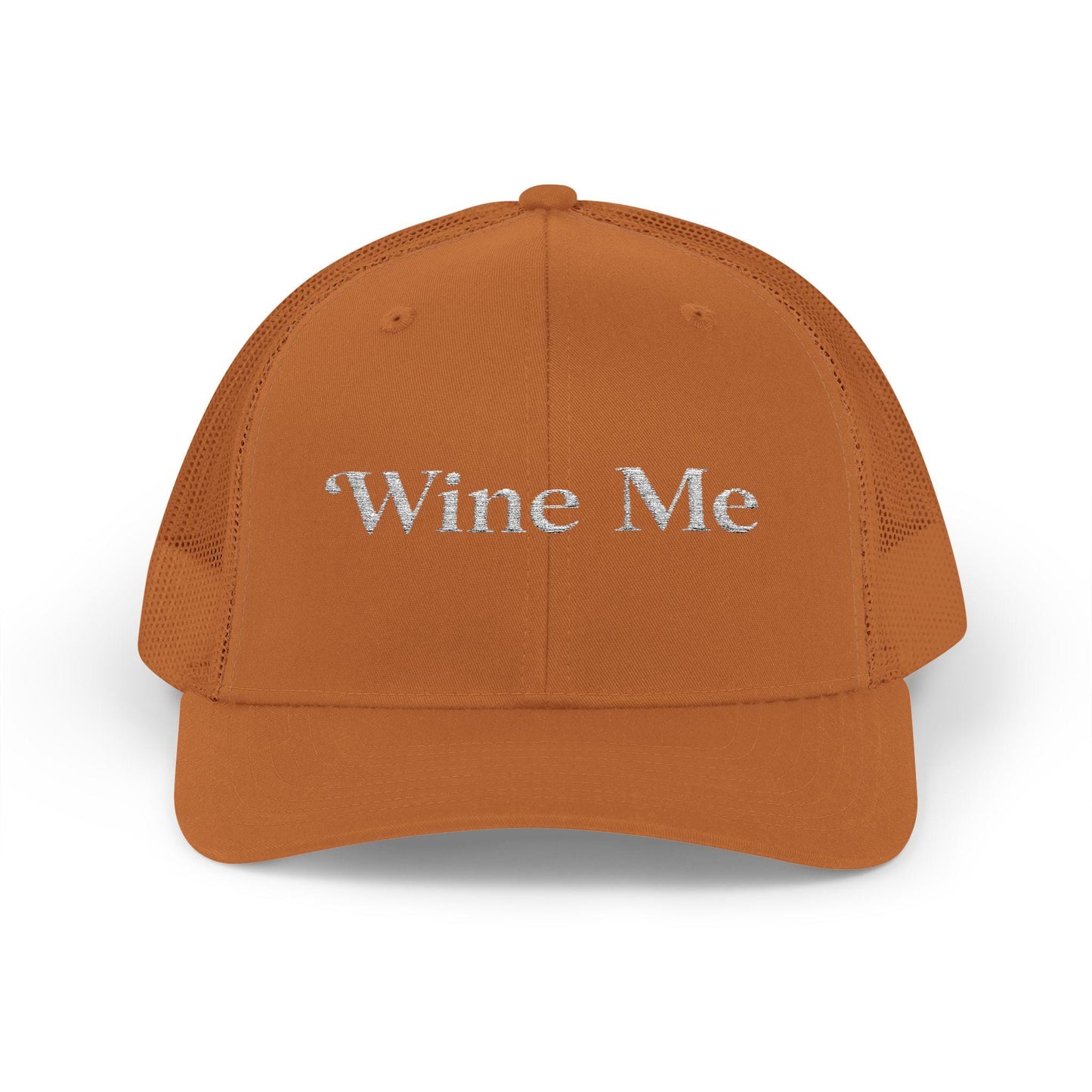 Wine Me Embroidered Trucker Hat, Funny Wine Lover Gift