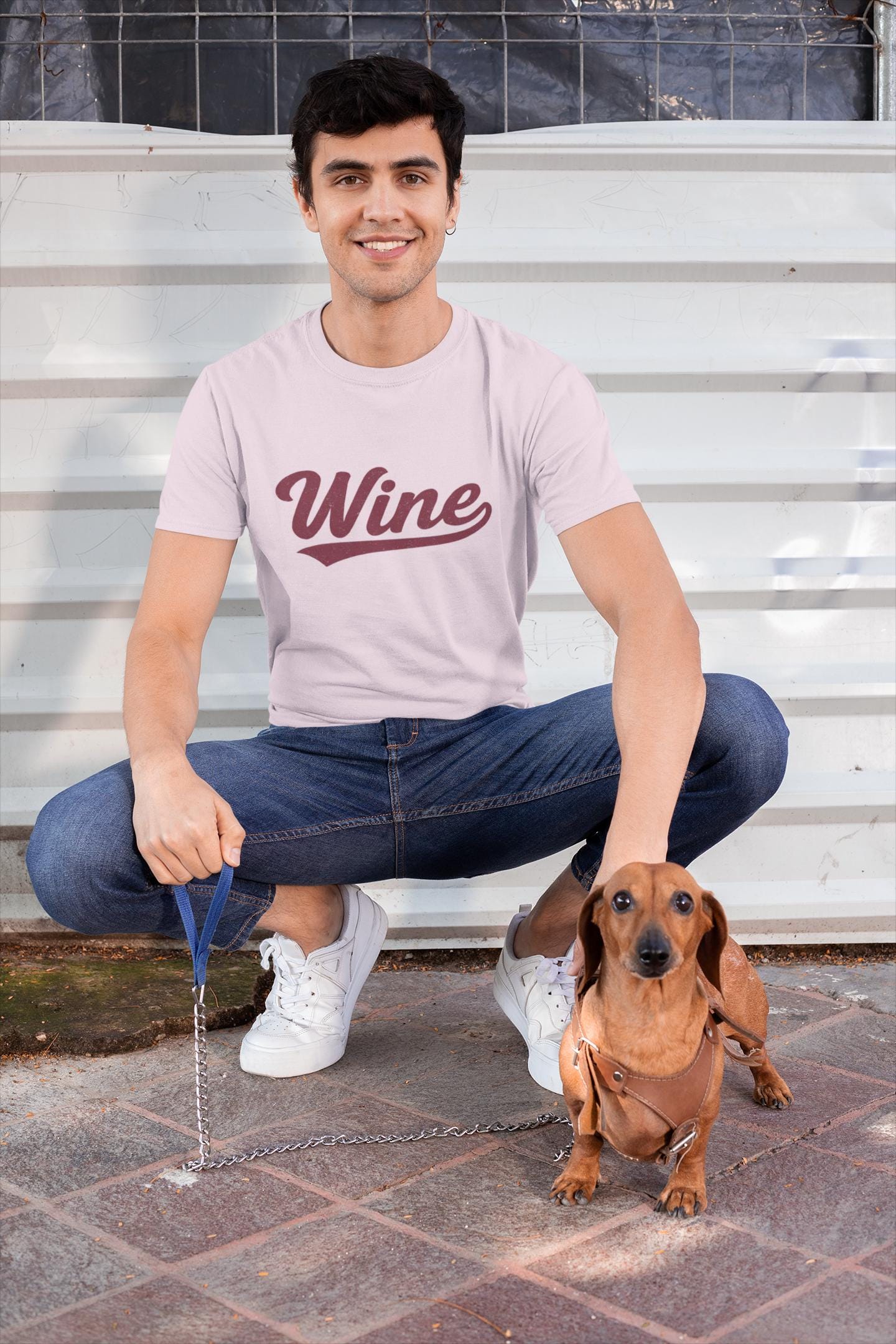 Vintage Wine Script Graphic Tee | Soft Cotton, Relaxed Fit
