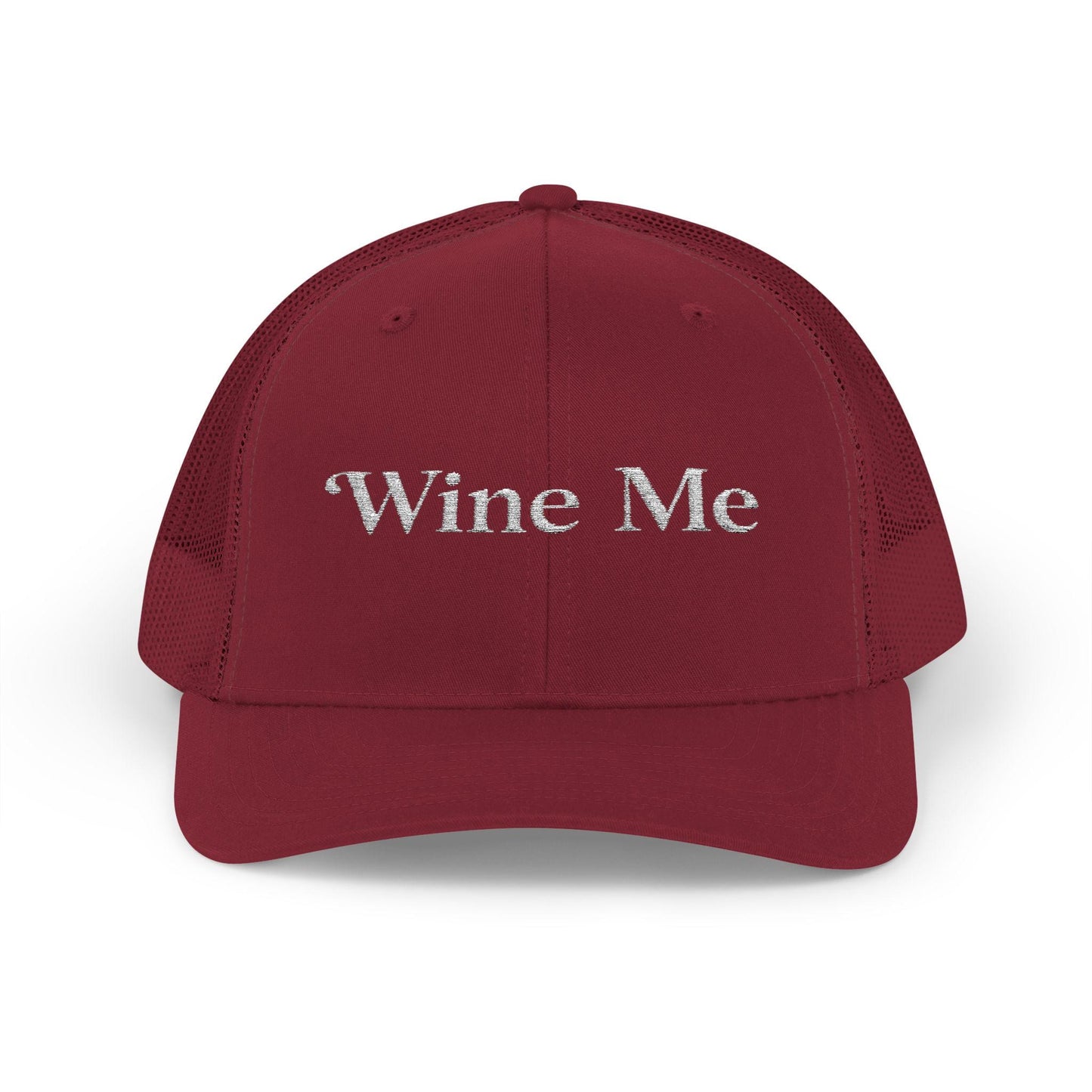 Wine Me Embroidered Trucker Hat, Funny Wine Lover Gift