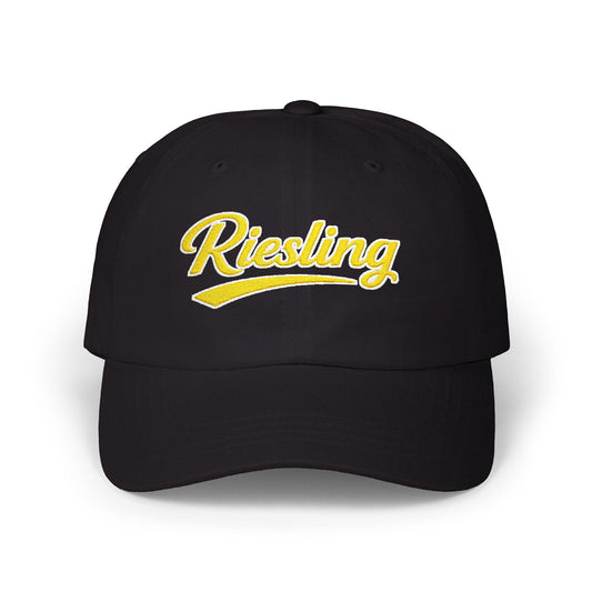 Riesling Dad Hat, Embroidered Wine Cap, Wine Lover Gift, Vineyard Style