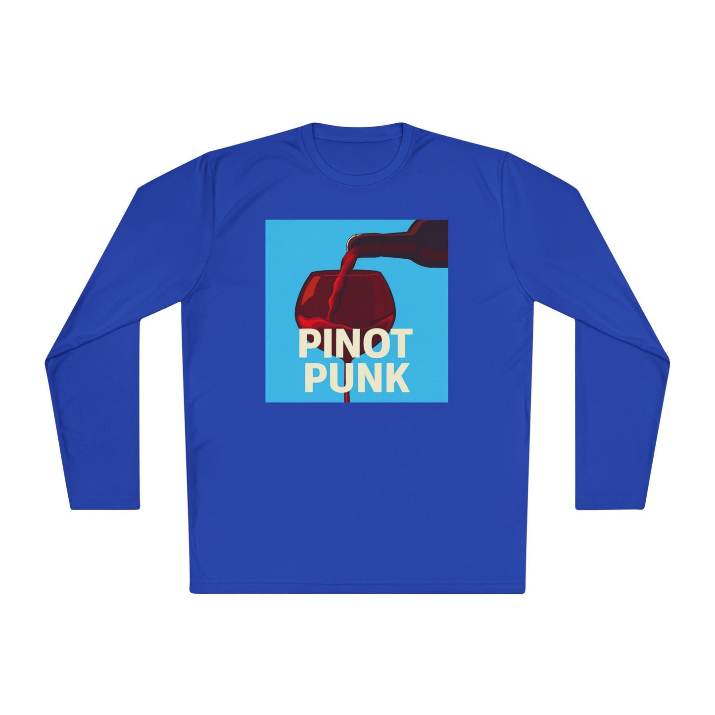 Pinot Punk Graphic Long Sleeve Shirt, Edgy Wine Tee