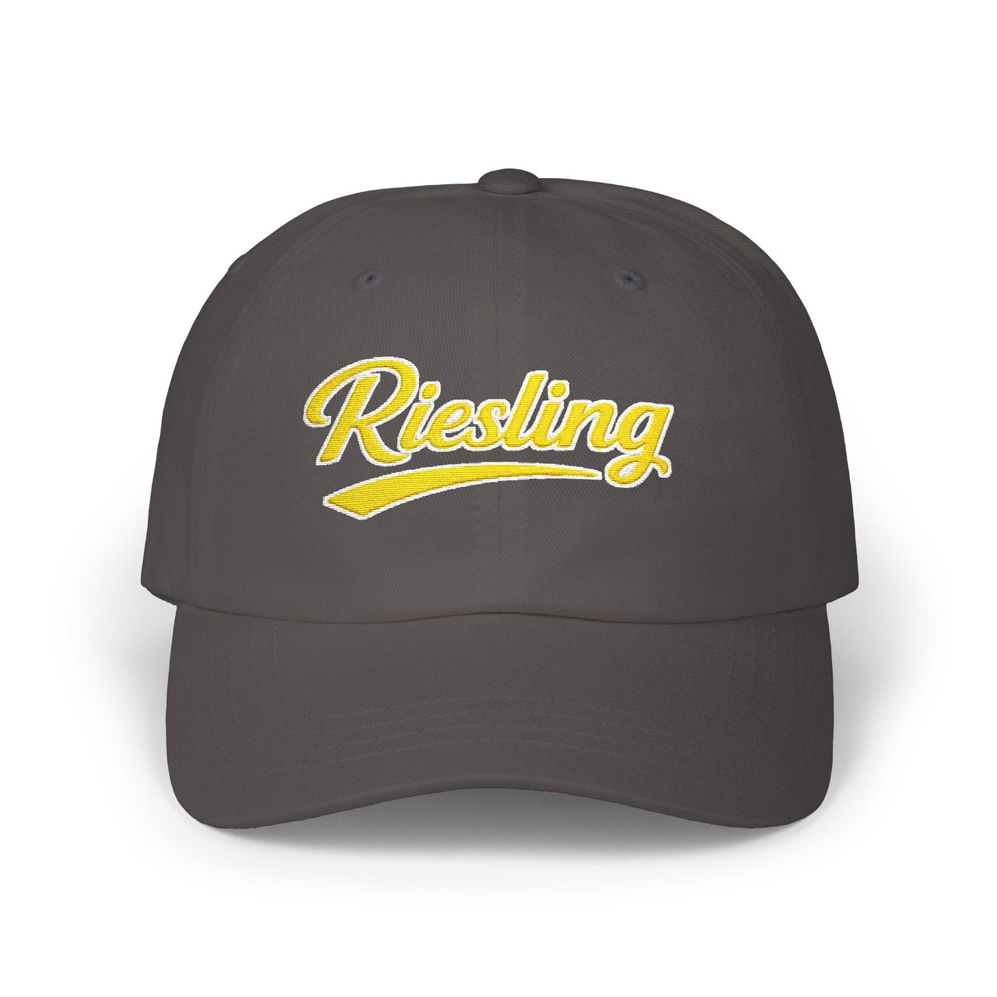 Riesling Dad Hat, Embroidered Wine Cap, Wine Lover Gift, Vineyard Style