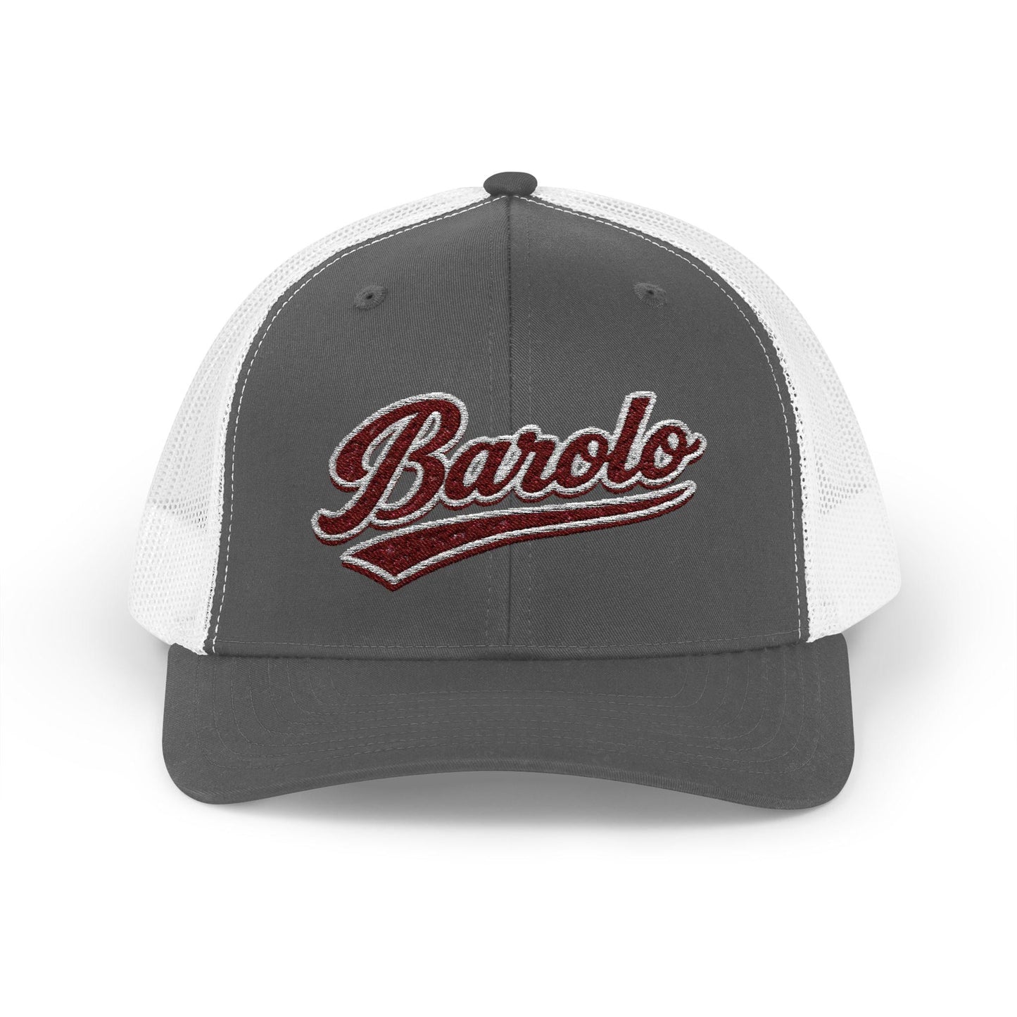 Barolo Embroidered Trucker Hat | Wine Lover Hat | Vineyard Accessory