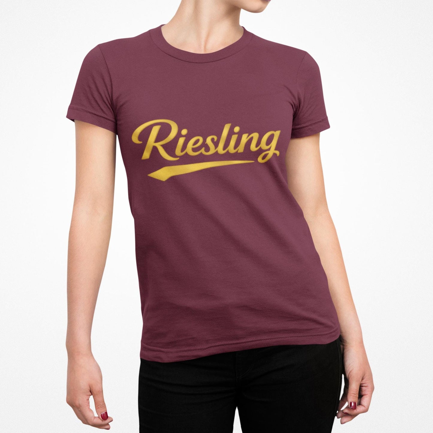 Riesling Script Tee, Wine Lover Shirt